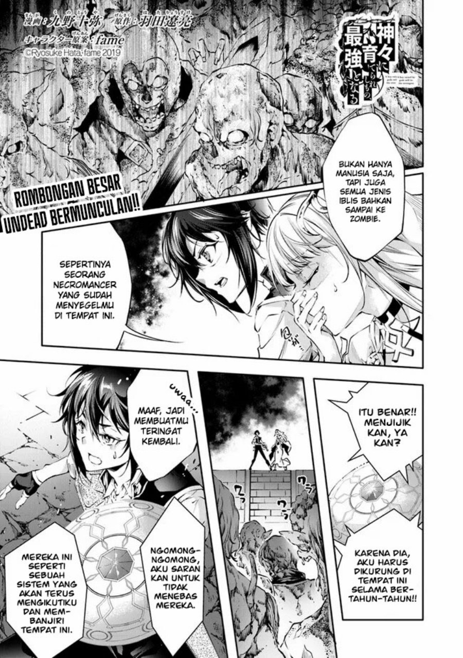 Kamigami ni Sodaterare Shimo no, Saikyou to Naru Chapter 31.2 Bahasa Indonesia